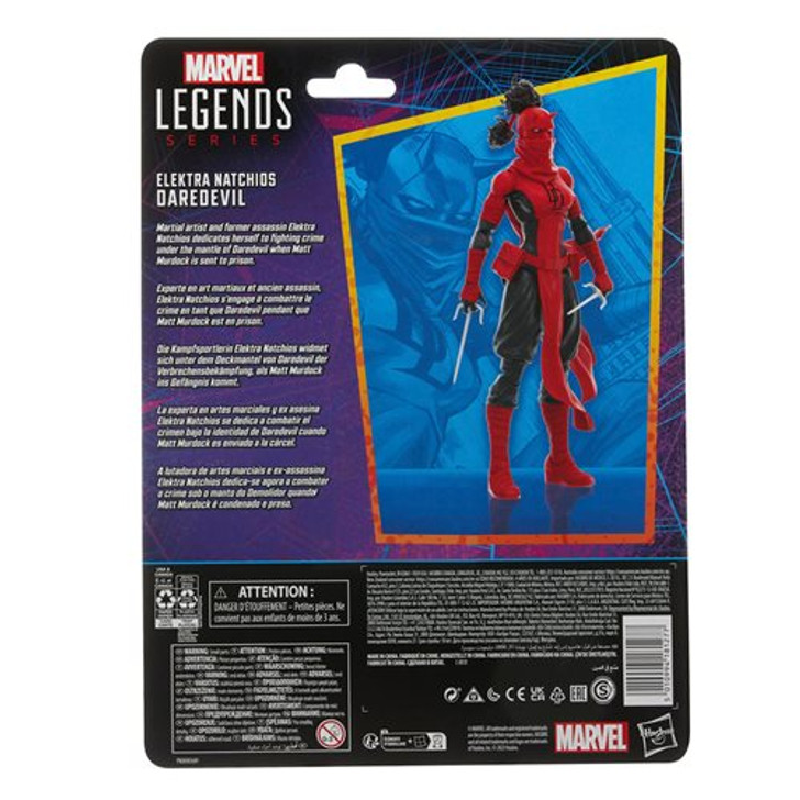 ELEKTRA NATCHIOS DAREDEVIL SPIDER-MAN RETRO MARVEL LEGENDS