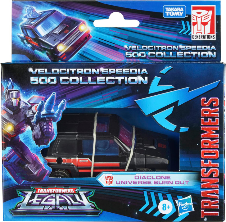 UNIVERSE BURN OUT TRANSFORMERS VELOCITRON SPEEDIA 500 COLLECTION EXCLUSIVE