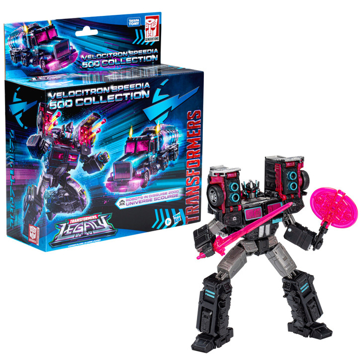 UNIVERSE SCOURGE TRANSFORMERS VELOCITRON SPEEDIA 500 COLLECTION