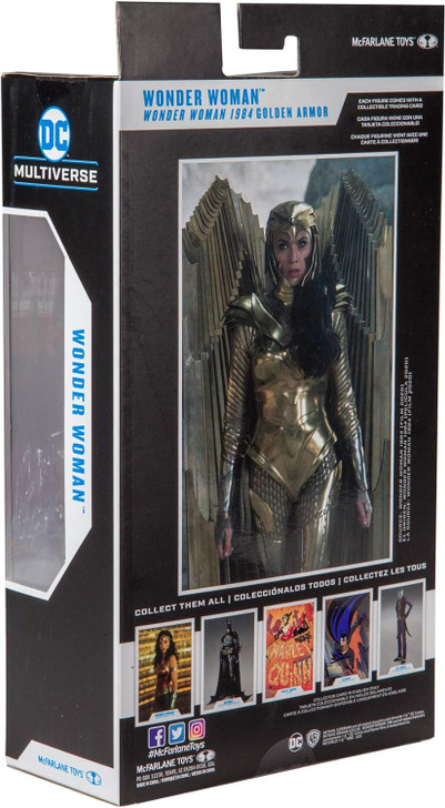 WONDER WOMAN 1984 GOLDEN ARMOR MCFARLANE DC MULTIVERSE 