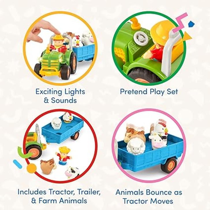 FARMING FUN TRACTOR WITH ANIMAL SOUNDS