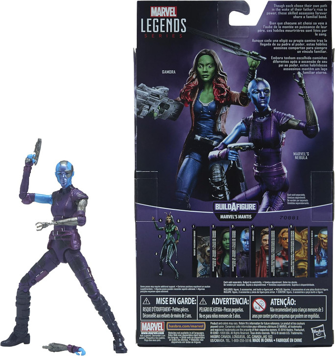 NEBULA GAURDIANS OF THE GALAXY VOL.2 MARVEL LEGENDS SERIES BAF MANTIS