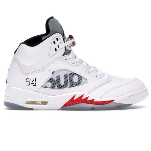 Air Jordan 5 Retro Supreme "White"