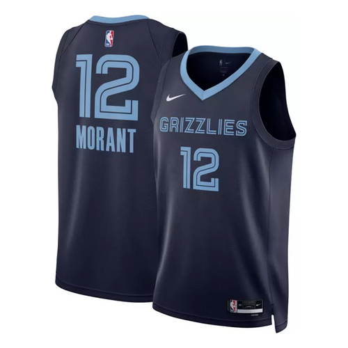 Memphis Grizzlies Ja Morant Navy Swingman Jersey