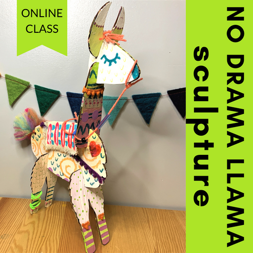 Step by step video tutorial that accompanies our No Drama Llama Craft Kit | small hands big art