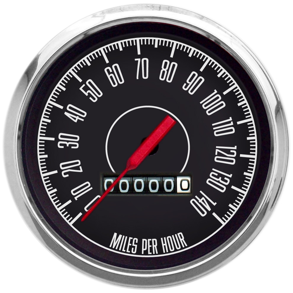 33/8" MECHANICAL SPEEDOMETER