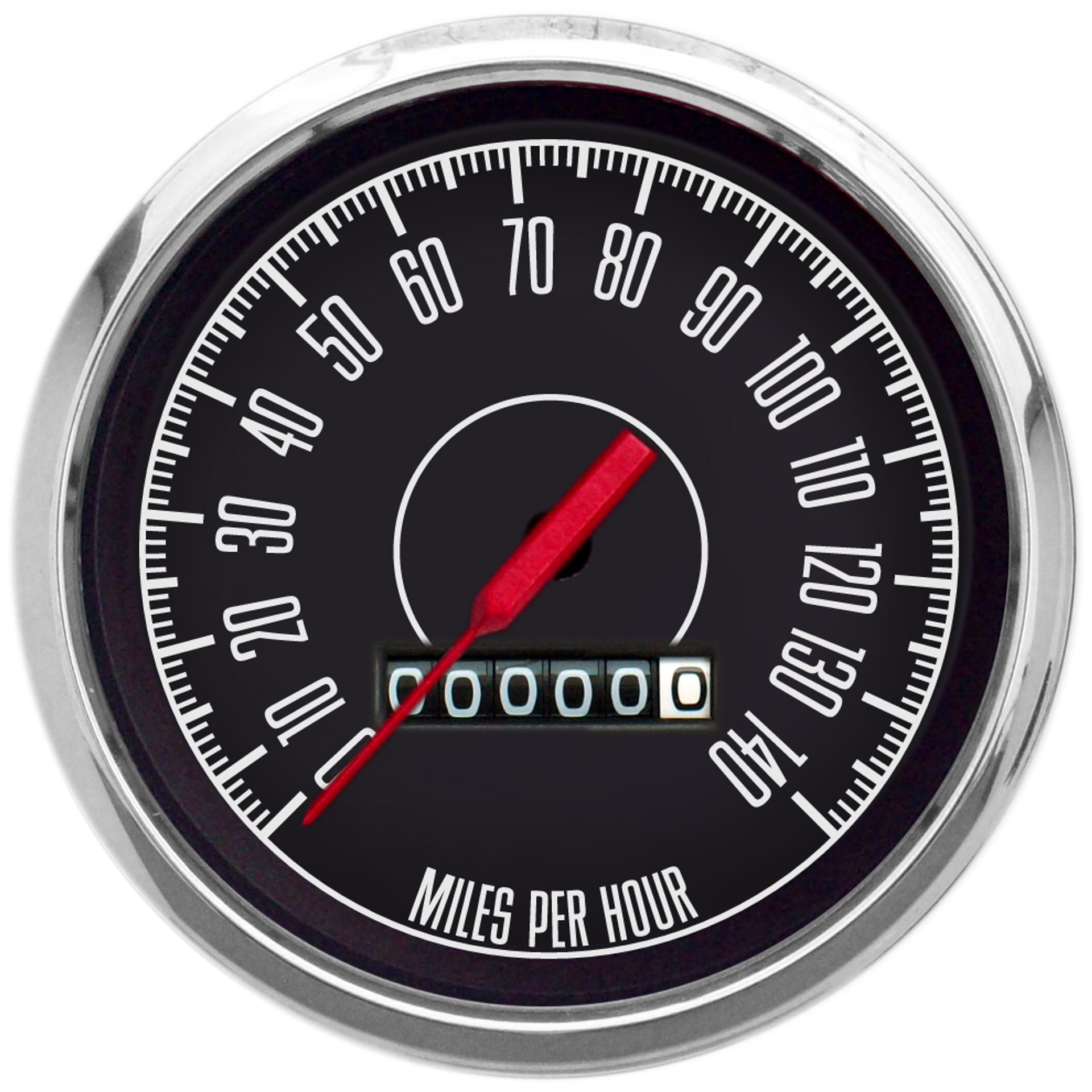 43/8 SPEEDOMETER 140 MPH PROGRAMMABLENO SPEEDO SENDER