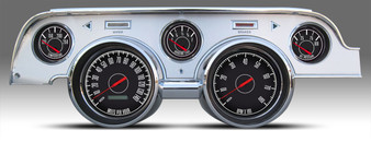 direct fit 67 68 mustag aftermarket dash gauges kits instruments