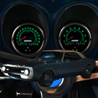 67-68 CAMARO/FIREBIRD BRACKET (ADD CHOICE OF 3-1 GAUGES)