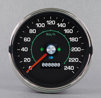 M-102 GREEN SPEEDOMETER 240 Km/h 4-3/8"