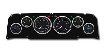 64-66 Chevy truck aftermarket custom gauges NVU