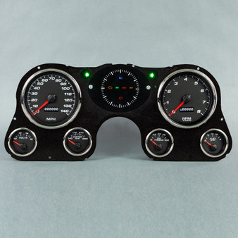 Chevyparts 1967-1972 C10 Truck Instrument Cluster Bezel & Green Lens (W/O Tachometer) For Chevy/GMC