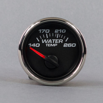 2-1/16" WATER TEMP 250FW/ SENDER BLACK