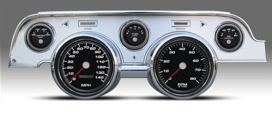 direct fit 67 68 mustag aftermarket dash gauges kits instruments