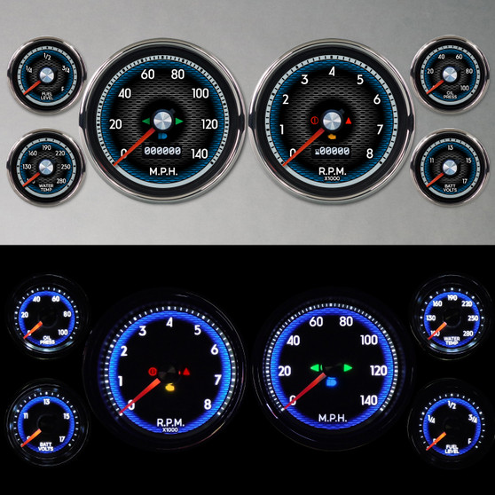 MOTOR CITY STEEL 6-GA KITS BLUE