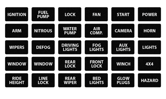 switch label custom graphics icons symbols