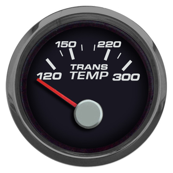 PERFORMANCE  TRANS TEMP 2-1/16" W/SENDER BLACK