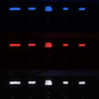 NVU TOGGLE SWITCH PANEL W/GUARDS RGB LEDS