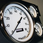 1940 SERIES WHITE 6 GA KIT 4-3/8 SPEEDO AND TACH 