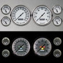 1940 SERIES WHITE 6 GA KIT 4-3/8 SPEEDO AND TACH 