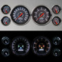 WOODWARD SERIES BLACK 6 GA KIT 4-3/8 SPEEDO AND TACH 