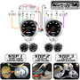 PERFORMANCEII WHITE 6 GA KIT 4-3/8 SPEEDO AND TACH