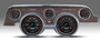 direct fit 67 68 mustag aftermarket dash gauges kits instruments