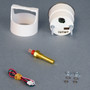 1940 OIL TEMP 2-1/16" W/SENDER WHITE
