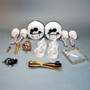 PERFORMANCE 6 GAUGE KIT 3-7/16 2-1/16 PROG  BLACK