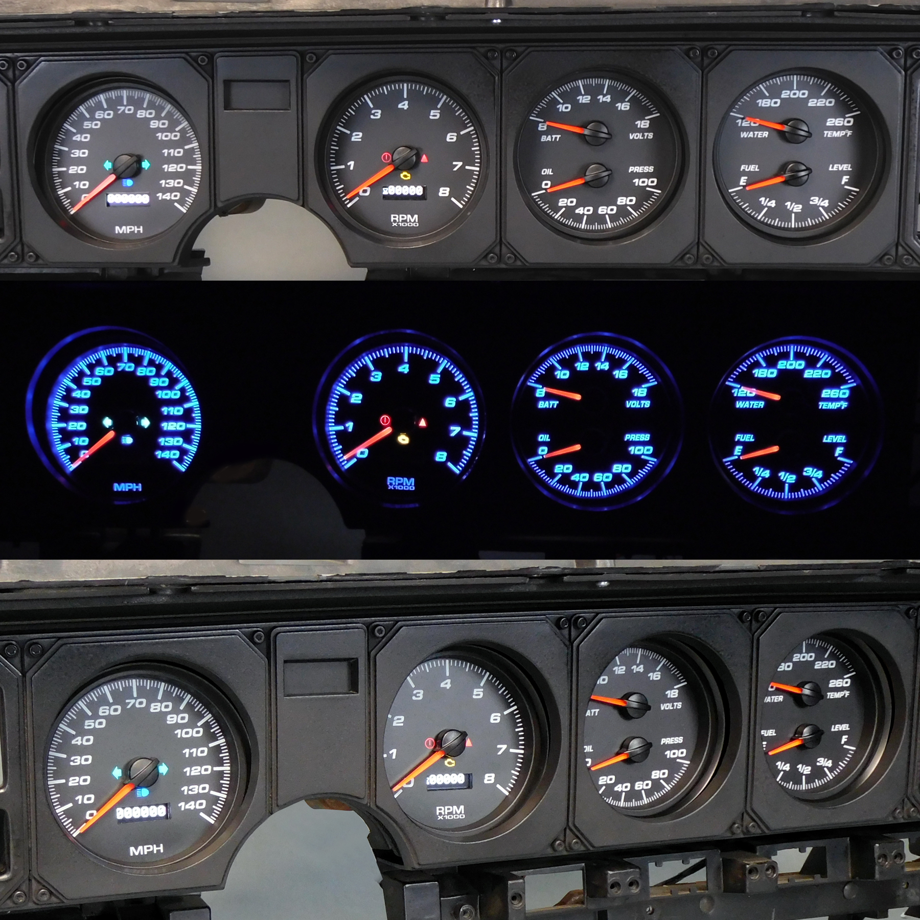 82-89 firebird trans am gauges custom aftermarket