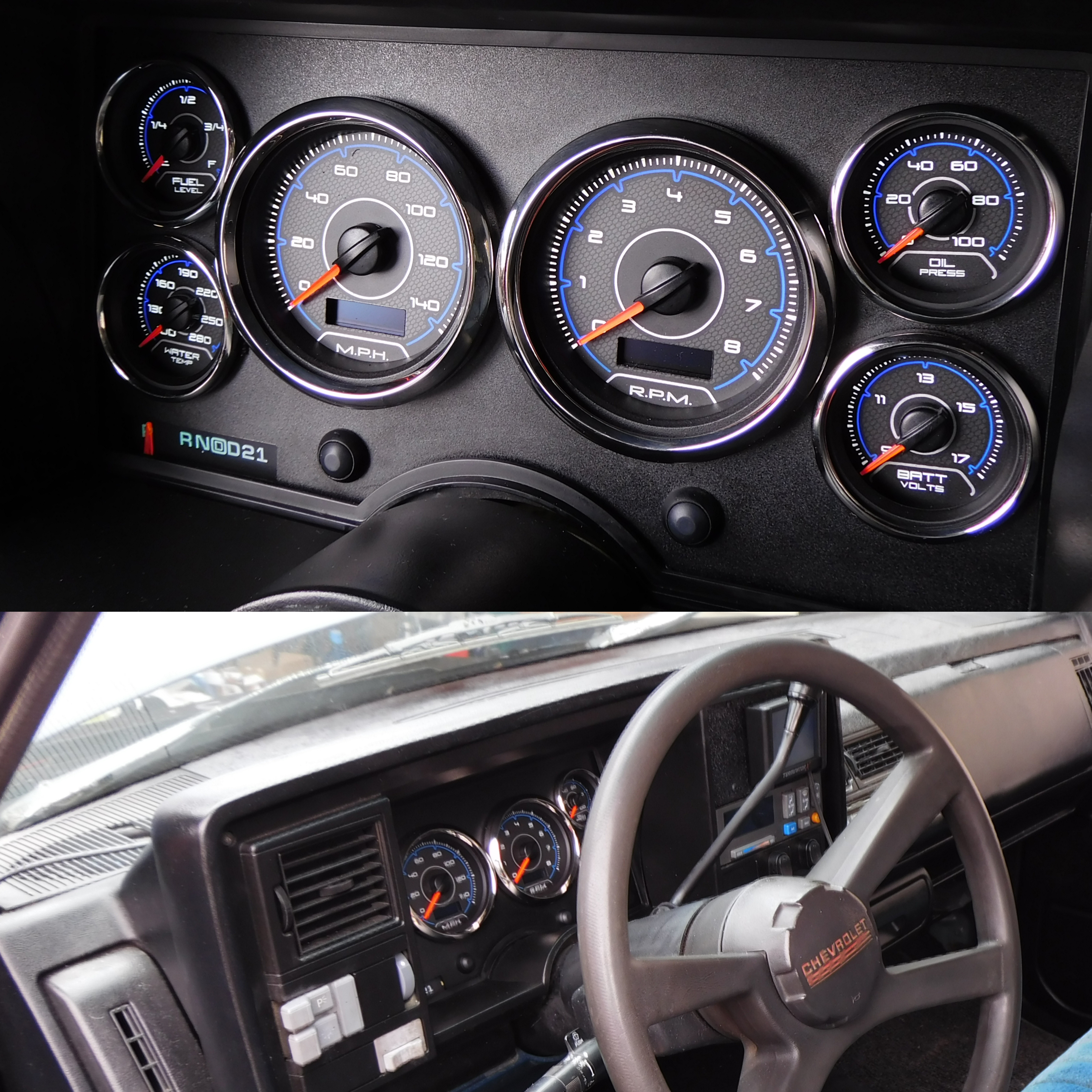 Obs chevy dash discount