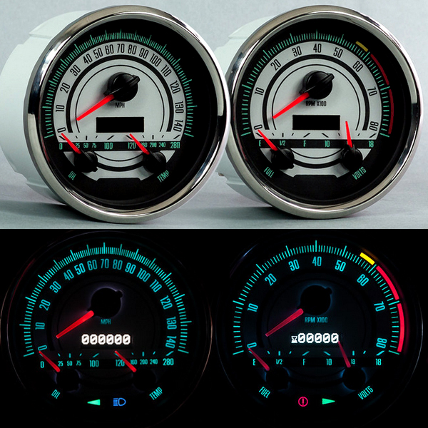 68 Camaro Tach & Console w/Gauges Conversion Kit w/4 Spd 120 MPH 5/7K Tach  - 1967, 1968, 1969 Camaro Parts - NOS, Rare, Reproduction Camaro Parts for  your Restoration