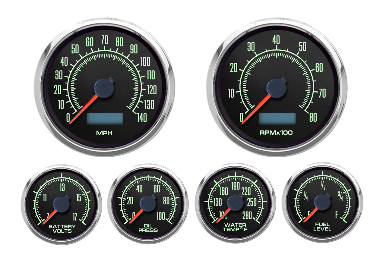 New Vintage 3-N-1 Gauges - egaugesplus