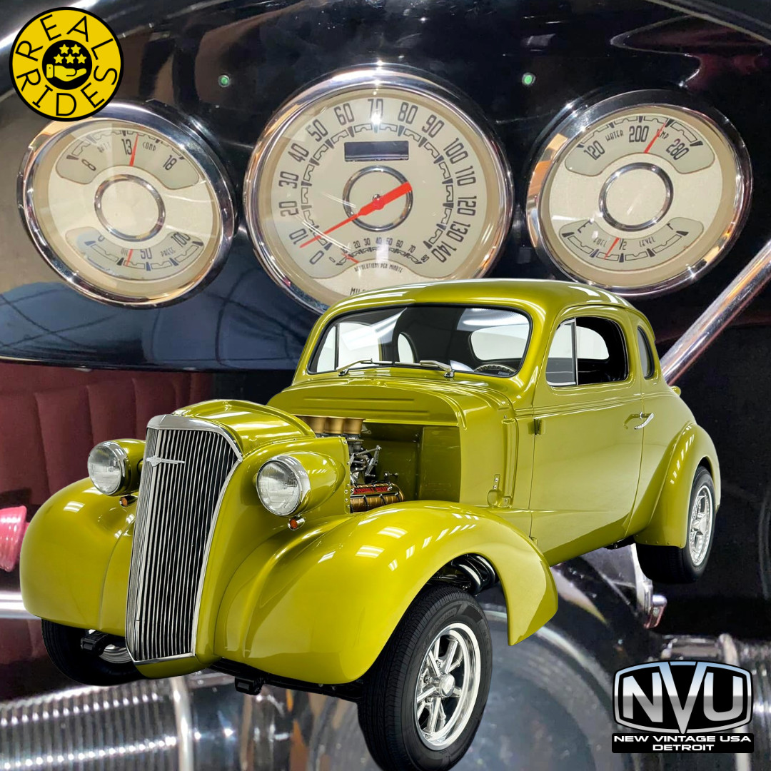 WOOD DUALS/SPEEDO/TACH 338-438 BEIGE