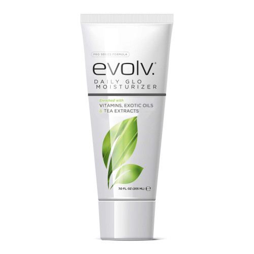 Evolv. Daily Glo Moisturizer Enriched with Vitamins, Exotic Oils & Tea Extracts for Skin Hydration and Radiant Glow