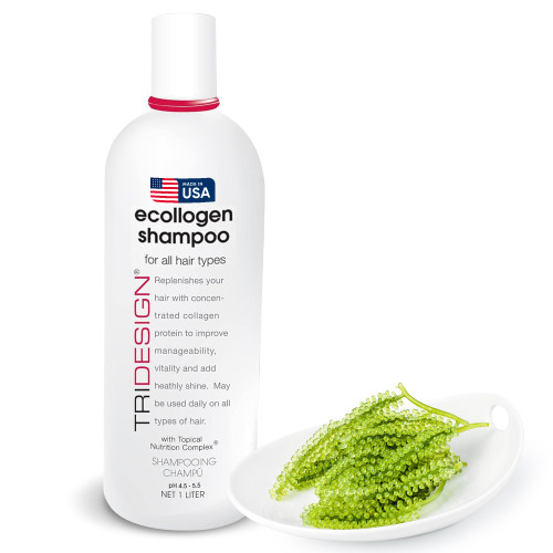 TRIDESIGN Ecollogen Shampoo Moisturizing Care For Locks - 33.8 oz Liter