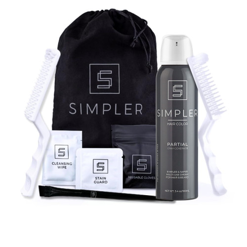 Simpler Hair Color Partial Coverage Color Box - Darker Shades
