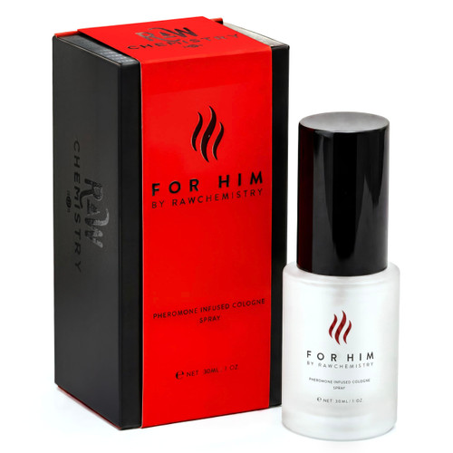 RawChemistry For Him Pheromone Infused Men's Cologne, Long-Lasting,1 oz