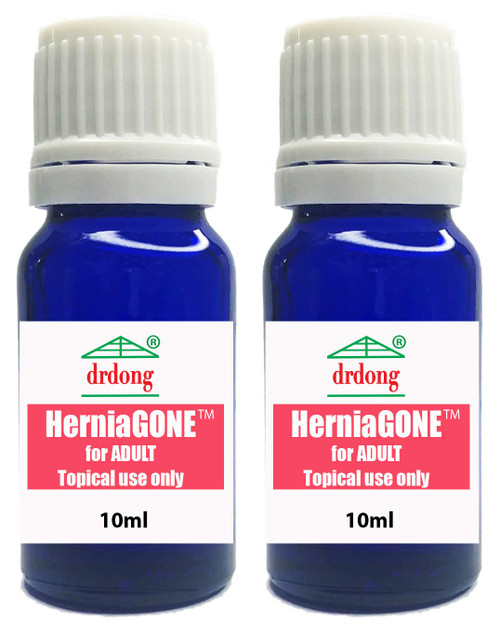 HerniaGONE for Adult, 2 Pack - Essential Oil Blend, Easy to Apply topically, Tested for 50+ Years, Natural Remedy for Adult Hernias, Try it for 1-2 Weeks Before Seeing a Doctor