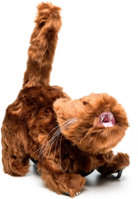 Gull-Cat Bird Deterrent Cat Decoy Device Brown