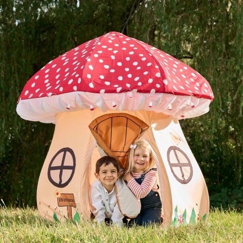 Enchanted Mushroom Play Tent - a World of Adventure for Kids 3+ - the Ultimate Toddler Tent for Creative Indoor Fun