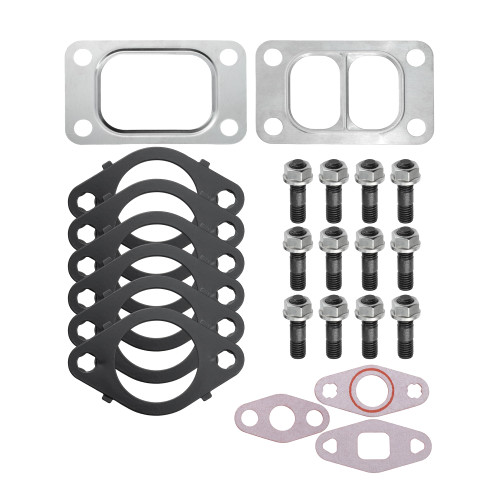 Exhaust Manifold Gaskets Kit with Studs Nuts for Dodge for Cummins 5.9L 6.7L 24V 1998-2019 Replace 1045986 1045985 1045987