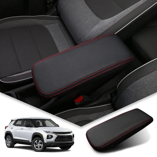 BIBIBO 2025 2026 Chevy Trailblazer Center Console Cover for 2021-2023-2025 2026 Chevy Trailblazer Console Lid,Trailblazer Arm Rest Pad Cover,2025 Chevy Trailblazer Interior Accessories Arm Rest Cover