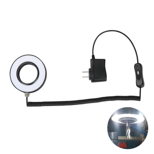 Milling Machine Spindle Light, 50MM Waterproof Ring LED Magnetic Work Light for CNC Milling Machine