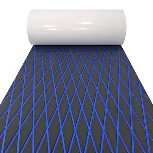 Boat Flooring Eva Foam Decking Marine Non-Slip Self-Adhesive Flooring for Motorboat Fishing Boat RV Yacht Kayak Swimming Pool 110.2''/102.3''/94.5''/86.6''/59''/X37.4''