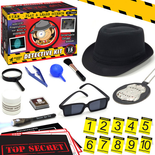 BLOONSY Spy Kit for Kids, Detective Kit with Spy Toys and Secret Agent Set