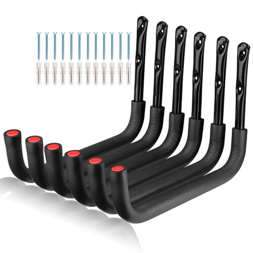 Kayak Storage Racks, Wall Mount Garage Storage Hooks for Kayaks, SUP, Paddle Boards and Surfboards, Heavy Duty Hangers