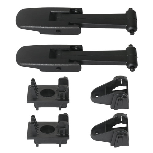 Peterbilt 567 579 Hood Latch Rubber Strap w/Mounting Base & Catch Bracket 37-99-372 L56-6062 Compatible with Peterbilt 567 579 Hood Accessories Parts L06-6003 L03-6005 2Pack