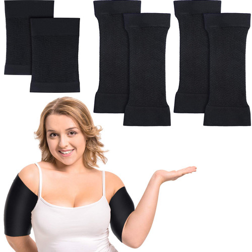 Satinior 2 Pairs Arm Compression Sleeves Women Plus Size 1 Pair Calf