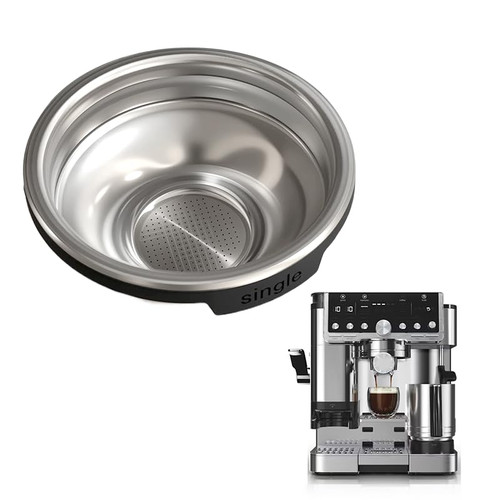 Filter basket compatible with Ninja Luxe Cafe Accessories ES655CCO,ES655C0,ES701,ES701C，single Cup Coffee Pressurized Porous Filter，single Layer Portafilter Basket for ES655CCO,ES655C0,ES701,ES701C